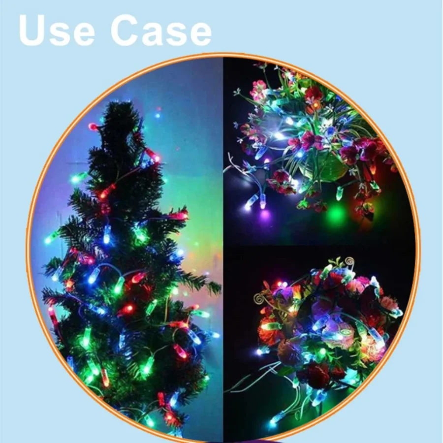 5V/12V WS2811 50 Beads 6m Full Color RGB IC Pixels Digital Addressable  Dream Color LED Pixels Module IP68 Waterproof Light