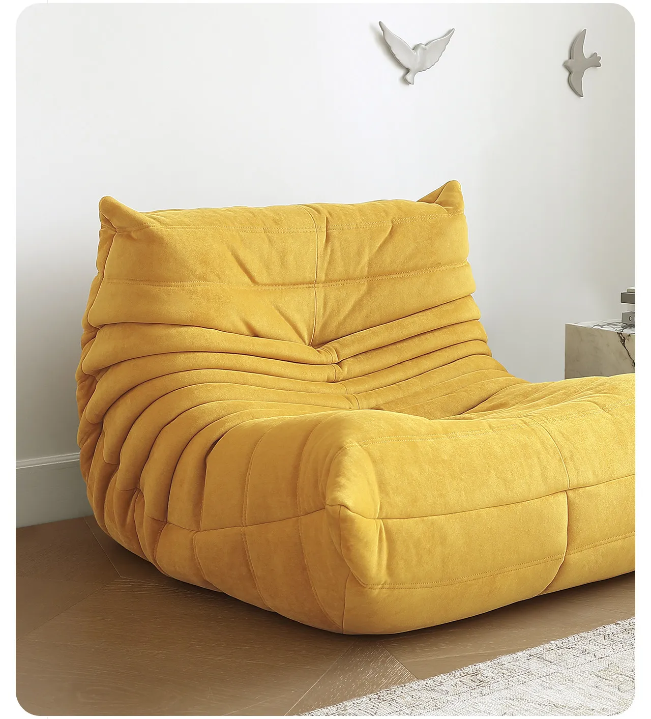 

Mo Yu/Girl Pink Single Leisure Chair Minimalist Designer Modern Simple ins Wind Caterpillar Lazy Sofa