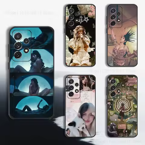 Cute M-Melanie M-Martinez Phone Case For Samsung S25,S24,S23,S22,S21,S20,S10,Ultra,Plus,Lite,FE,Soft Silicone Black Cover