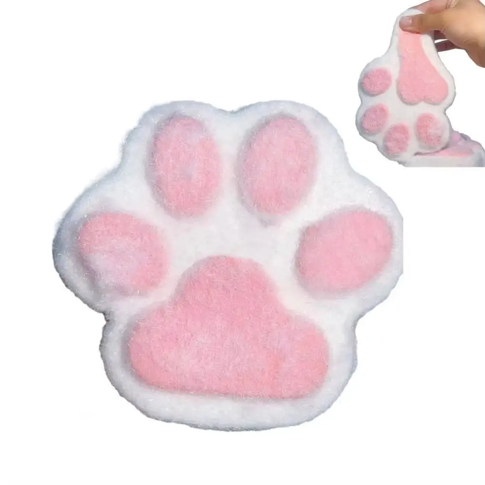 Super Large Cat Paw Squeeze Toy Flocking Soft Cartoon Fidget Toy Plush Cat Paws 15cm Cat Paw Pinch Toy Kids Tricky Doll