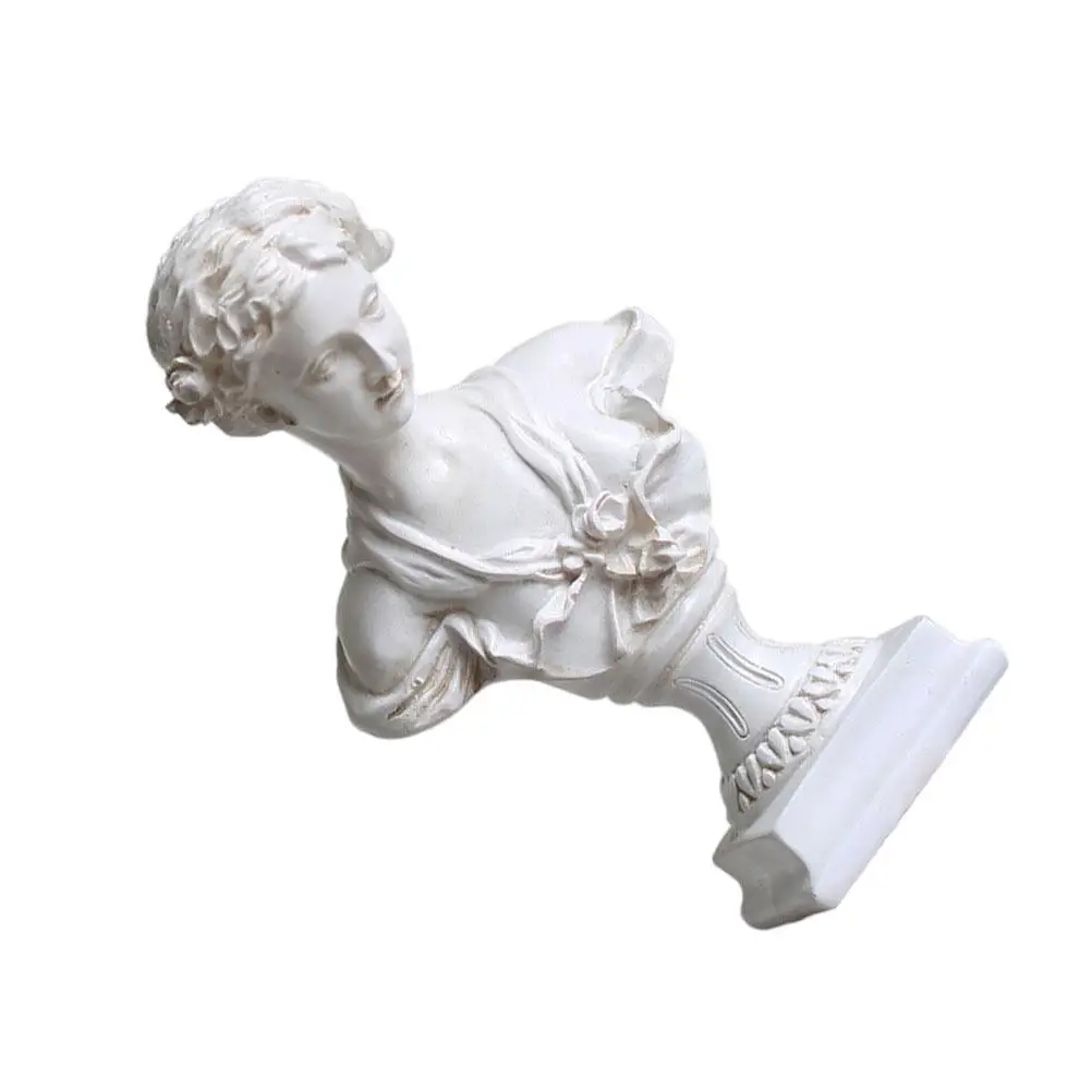 Head Sculpture Resin Bust Statue Desktop Decor Home Ornament Office Decoration Art Craft Sophisticated Design Gift Idea