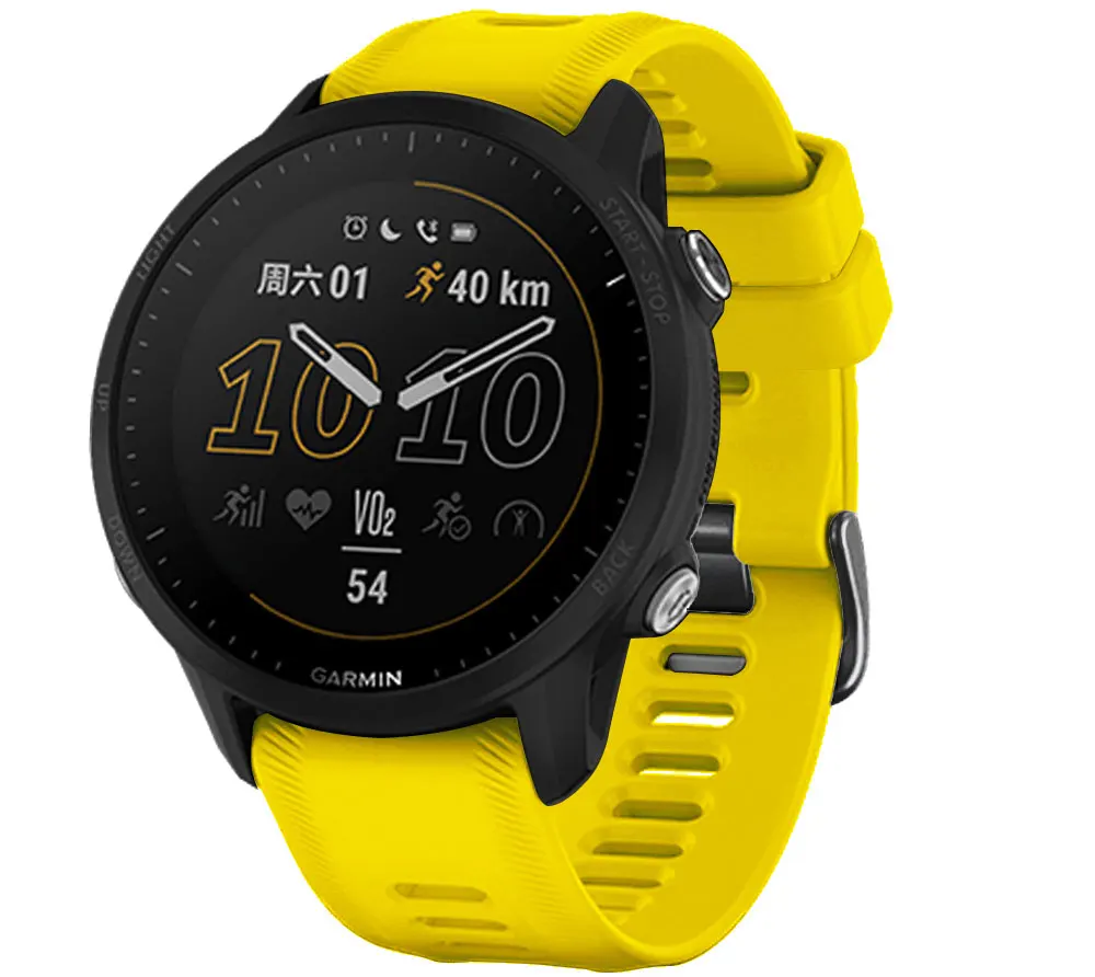 Silikonarmband für Garmin Forerunner 955 745 935 945, Original-Armband, atmungsaktiv, Smartwatch-Armband – Detail 7