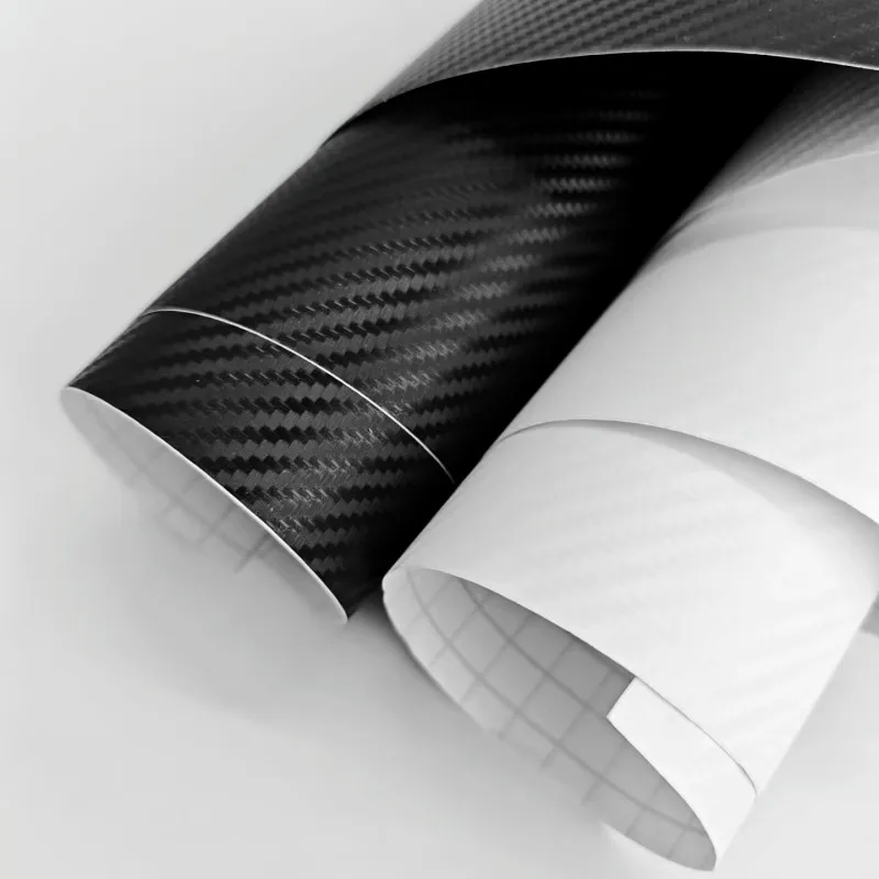50cmx200cm 3D Carbon Fiber Vinyl Car Wrap Sheet Roll Film Car Stickers and Decals Motorcycle Car Styling Accessories Automobiles
