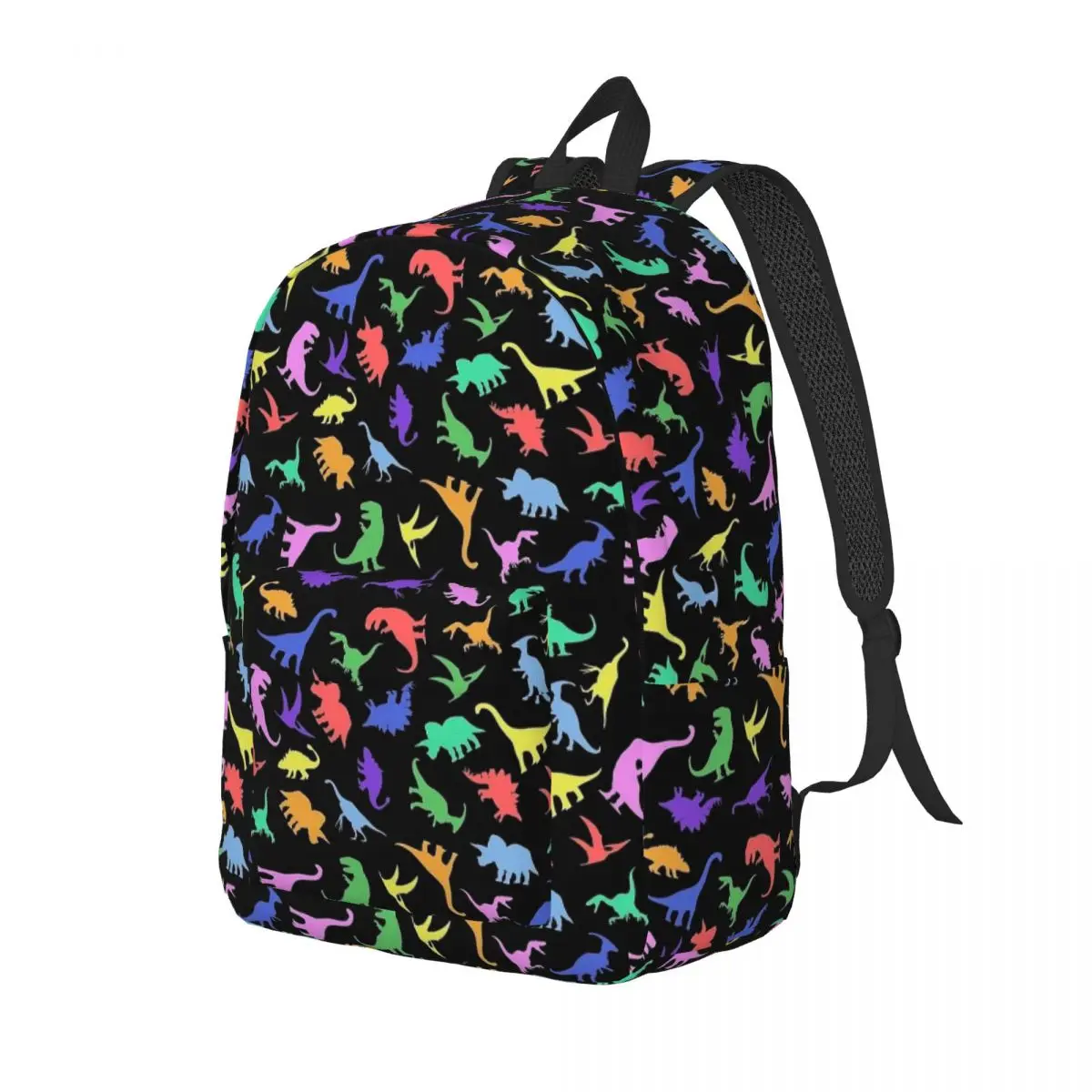 Sac à Dos en Toile à Motif de Dinosaure Rex Amusant, Cartable d'École pour Adolescent, Randonnée au Collège