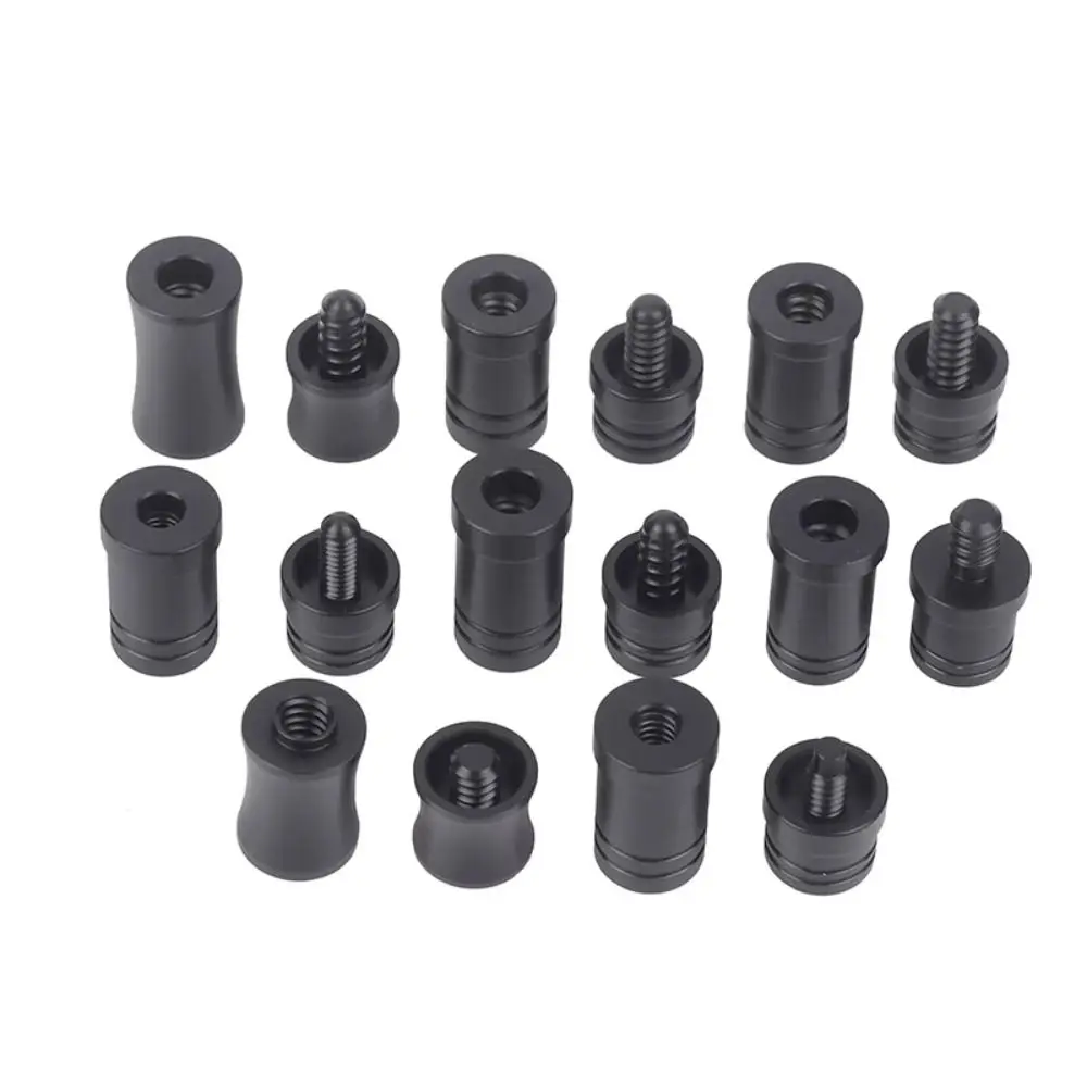 1 Set Langlebiger Spezieller Billard-Queue-Gelenkschutz aus Kunststoff, Schwarze Gelenkkappen, Mittelgelenk-Schutzabdeckung für Uni-Loc Wavy – Detail 9