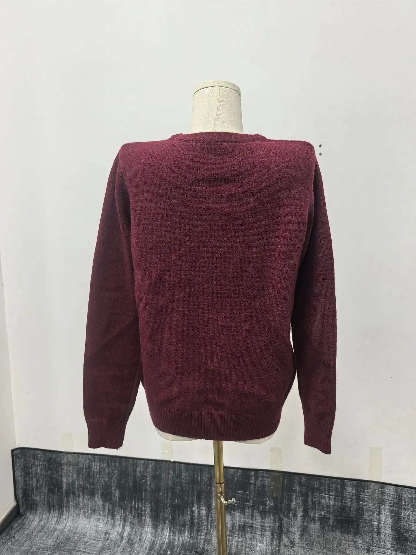 Zekye inverno camisola feminina roupas urso bordado em torno do pescoço fino ajuste camisola dos desenhos animados estilo universitário de malha oversized y2k