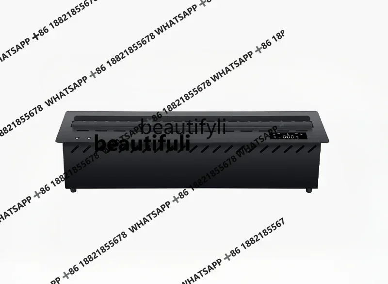 x1Intelligent 3d atomizing fireplace living room TV cabinet decoration ultra-thin embedded simulation flame wall furnace