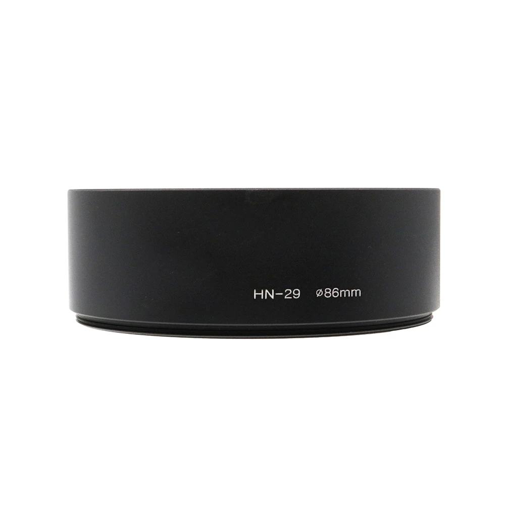 Metal Screw-In Lens Hood for Nikon HN-29, Compatible with Original 77mm Circular Polarizer Filter, Aluminum Alloy