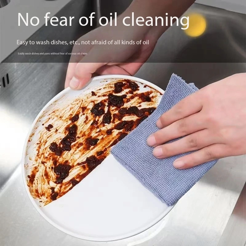 Household pull-out cleaning cloth, lazy person, absorbent ultra-fine fiber, dual-purpose wet cleaning, kitchen cleaning, and cle