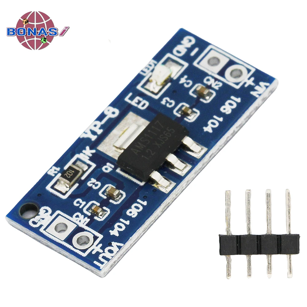 AMS1117 1.2V 1.5V 1.8V 2.5V 3.3V 5V DC-DC Step Down Power Supply Module Power Module for Arduino Bluetooth Raspberry Pi Board