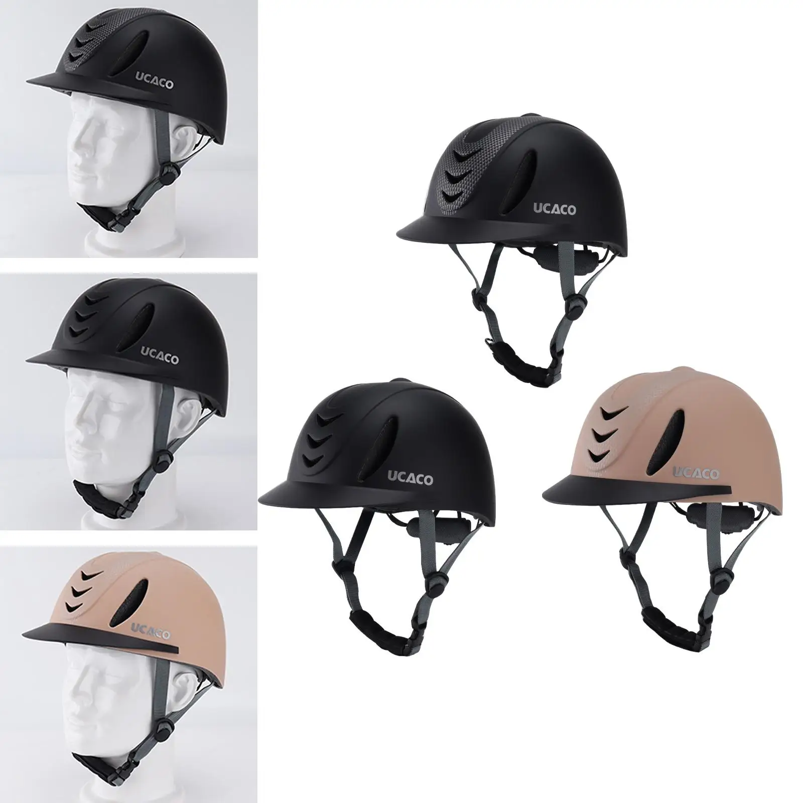 Helm berkuda pelindung ventilasi profesional, pelindung Ultralight trendi musim panas nyaman dengan Dalaman yang dapat dilepas untuk pria wanita