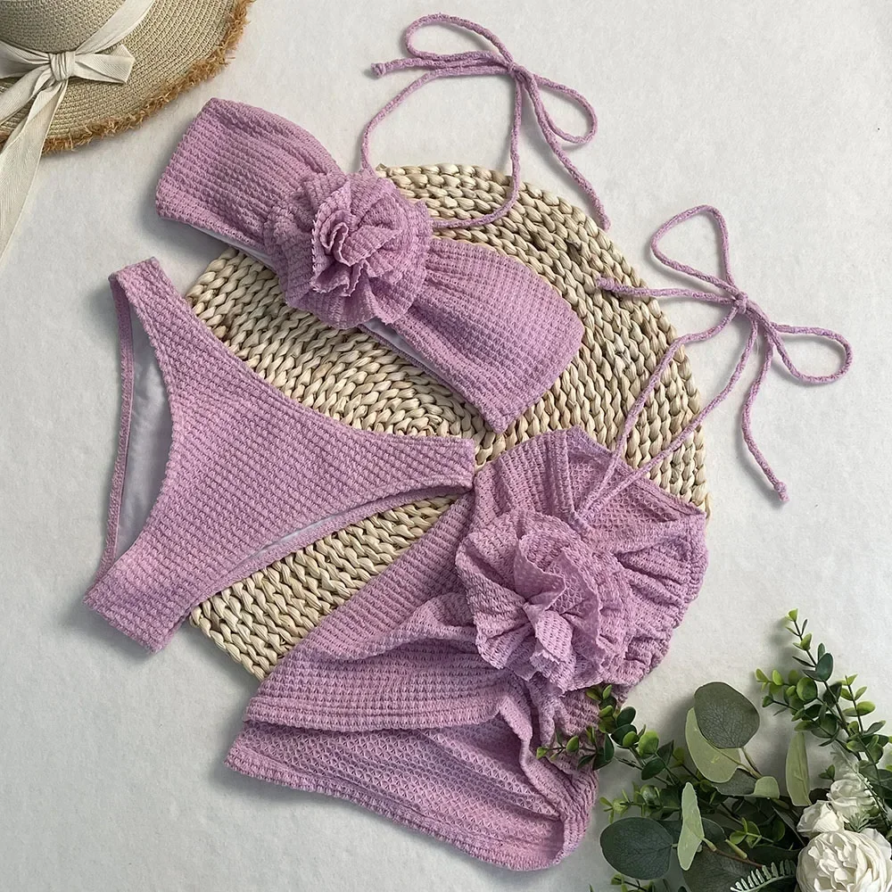 Costume da bagno estivo da donna sexy micro bikini costume da bagno da donna nuovo set bikini perizoma filo donna sexy bikini da 3 pezzi costumi da bagno