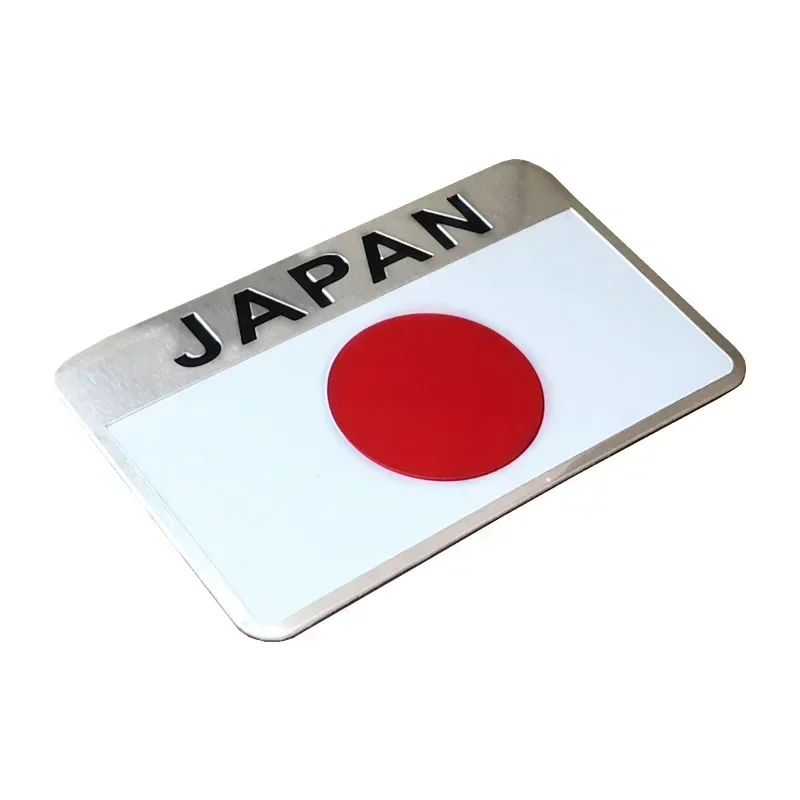 Japan Japanische Flagge Schild Emblem Metall Abzeichen Auto LKW Motorrad Karosserie Stoßstange Garnieren Styling Aufkleber Autozubehör – Detail 8