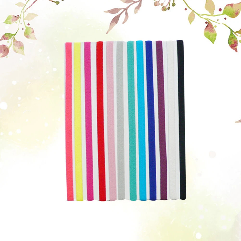

12pcs Candy Color Hair Band Elastic Yoga Headband Sports Fitness Hair Accessories For Women Gym Sportswear