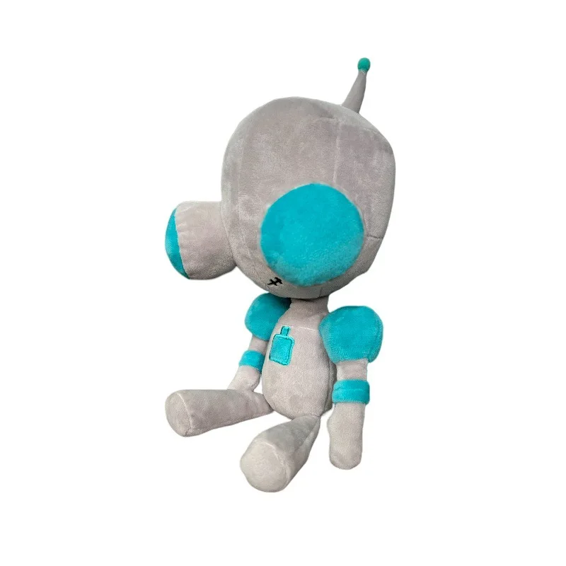 28cm Alien ET 3D Eyes Green Invader ZIM GIR Dog Plush Figure Toy Soft Stuffed Collectible Toy Christmas Gift Toys for Children