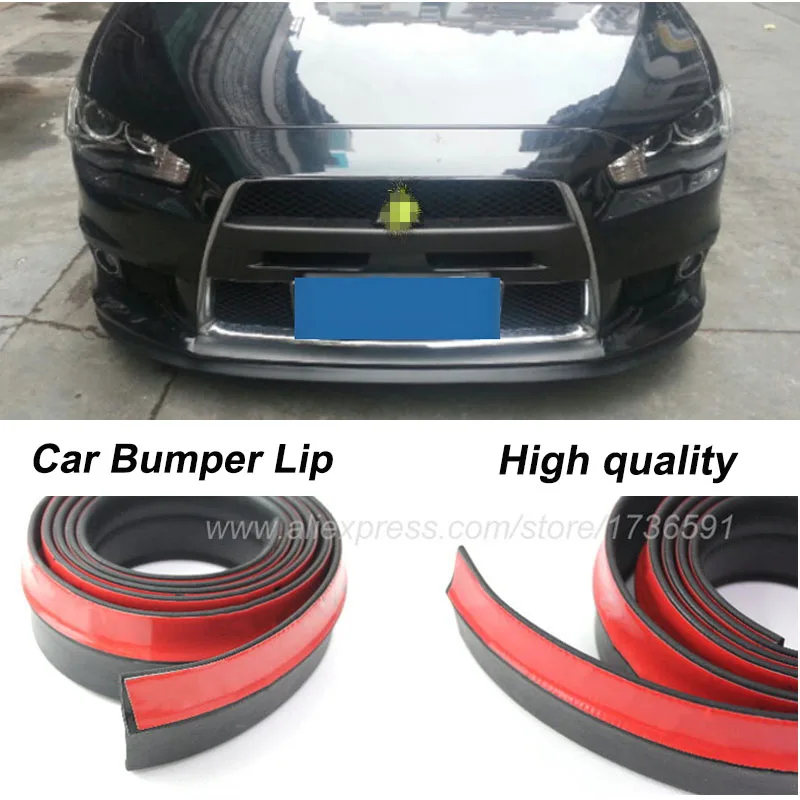 For Mitsubishi Magna Dignity Attrage Lancer Mirage GTO 3000GT Savrin Car Bumper Lip Front Spoiler Deflector Body Kit Strip Skirt