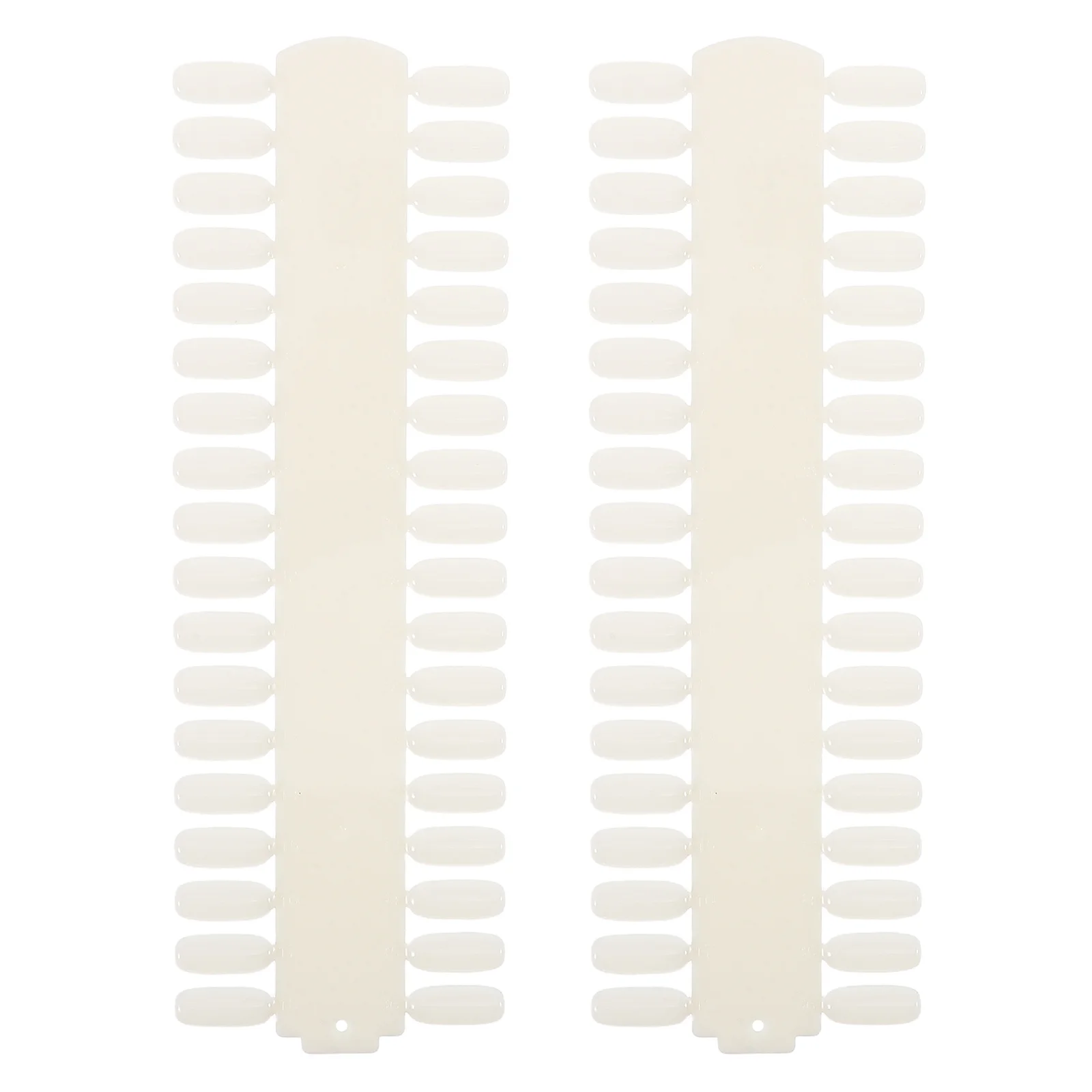 

2pcs Color Board 72 Tips Long Strip Single Sided For Nail Salons Durable Manicure Tool Patch Display Nail Sample Sticks Enamel