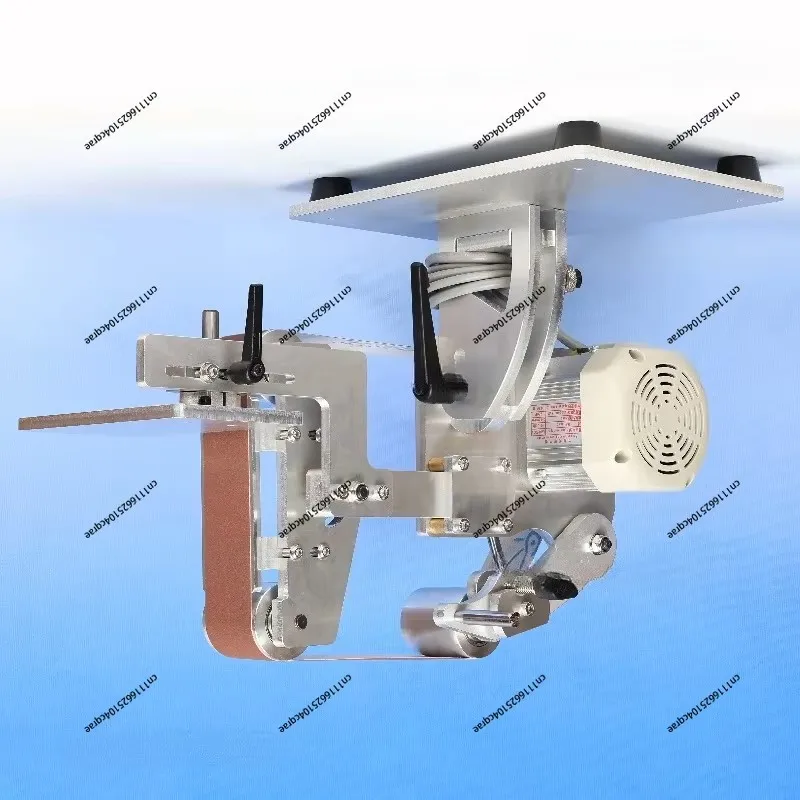 915 Belt Sander Polishing Machine Aluminum Alloy Body Multi-function Grinding Buffing Machine for Metal Wood Deburring