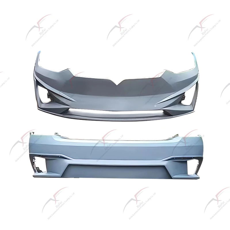 Suitable for Tesla Model X Body Kit Upgrade up Style GlassFiber Front and Rear Bumper Car Modification Parts