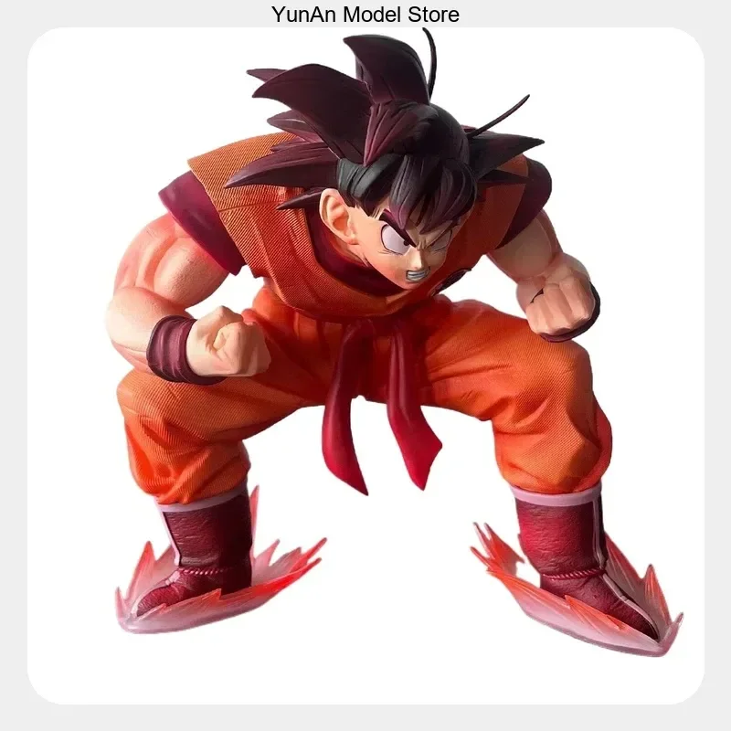 

Dragon Ball 17cm Kaio-ken Goku Anime Figure Model Statue Collection Desktop Decoration Ornament Toys Gifts for Fans