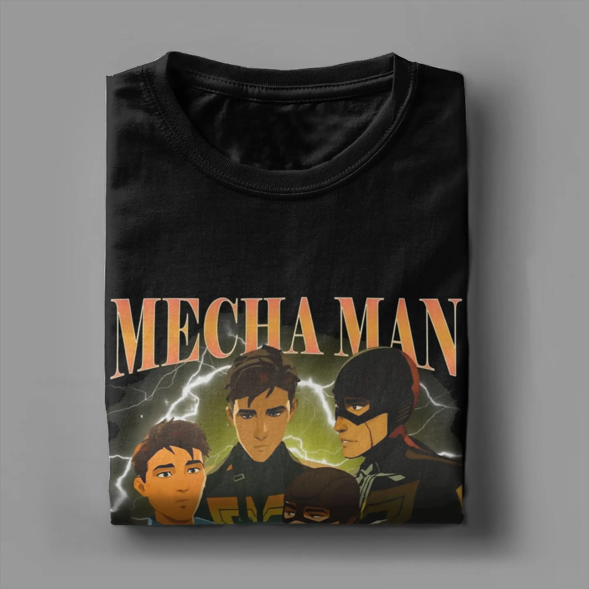 Mecha الرجال روبرت روبرتسون إرسال لعبة تي شيرت للرجال 100% القطن تي شيرت تقليدي س الرقبة تيز ملابس قصيرة الأكمام حجم كبير #4