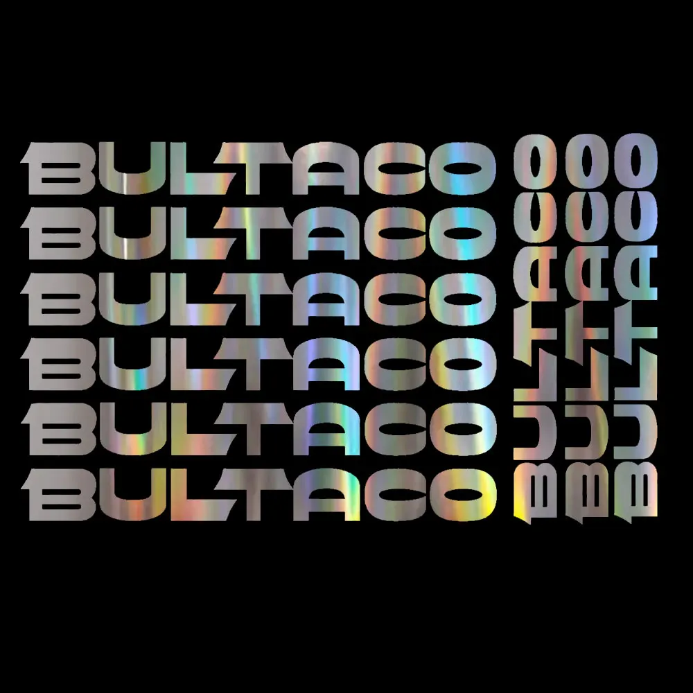 9pcs for BULTACO sticker decal autocollant adesivo pegatina