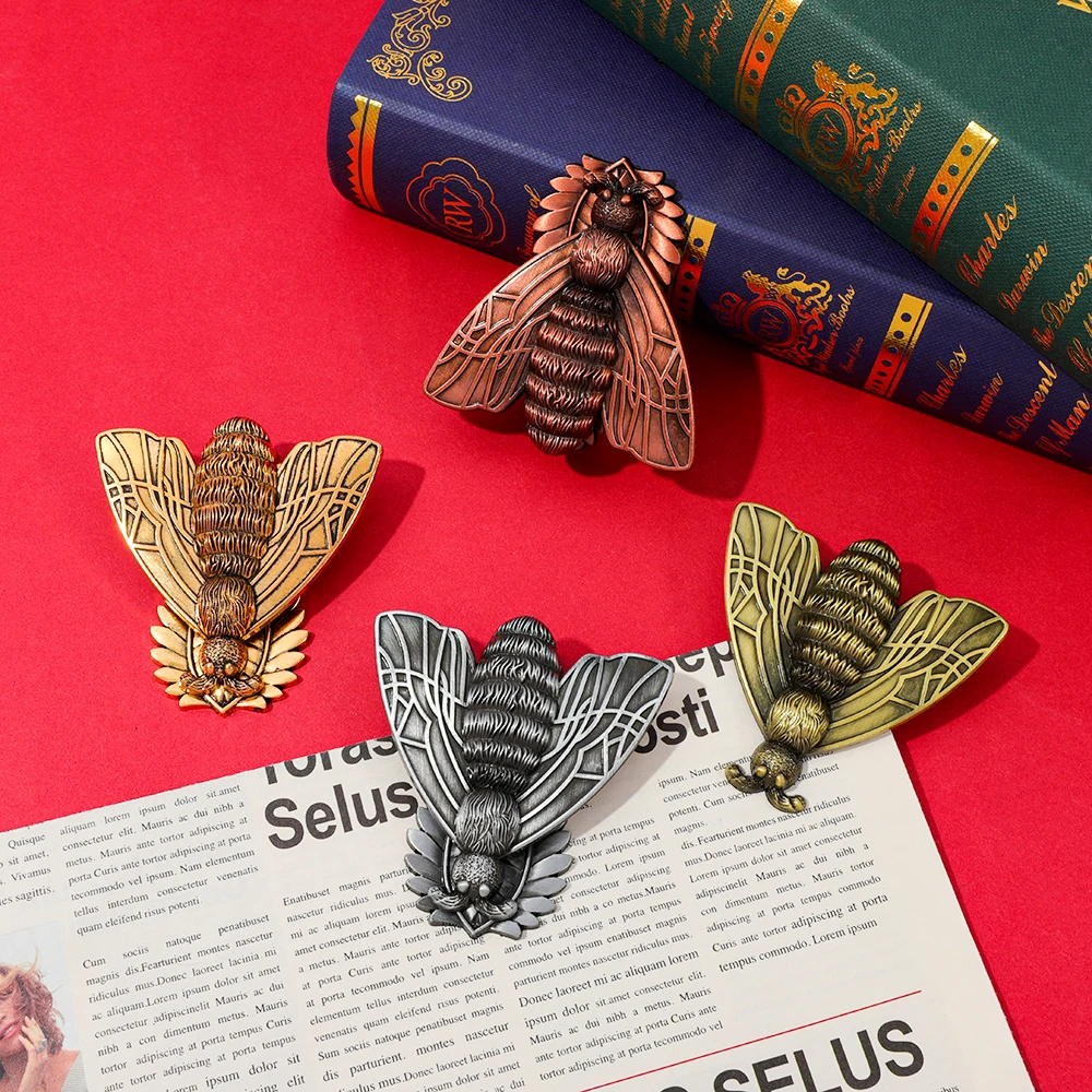 Vintage Metal Butterfly Diary Clip Student Fashion Study Stationery Exquisite Gift for Women Colleague Document Organizer Clip