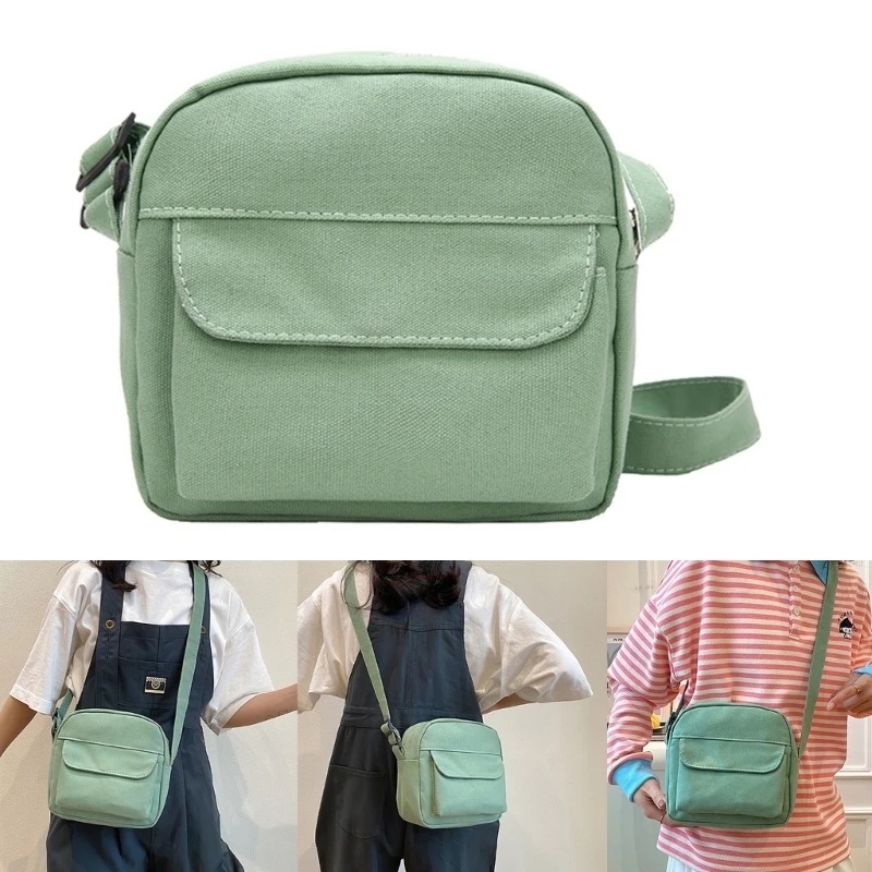 2023 CanvasBag Crossbody Casual Tas Japanse Stijl Grote Capaciteit Schoudertas voor Meisjes Vrouwen Veelzijdige Bag