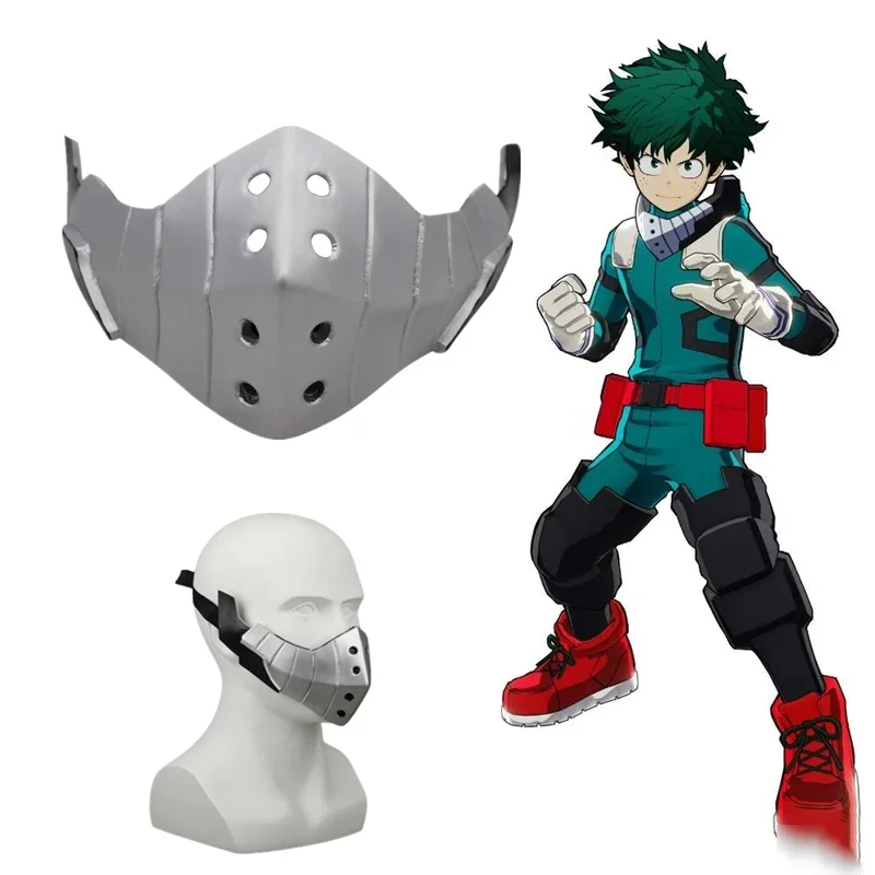 

Boku No My Hero Academia Midoriya Izuku Deku Mask Cosplay Costume Helmets Resin Masks Party Masquerade Props