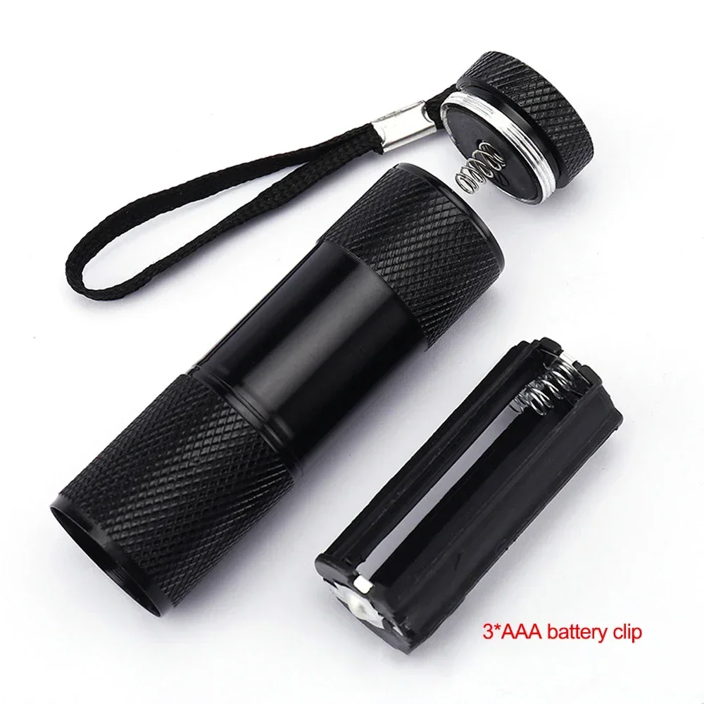 Portable 9 LED Flashlight Mini Red Light Hunting Torch Infrared Blood Vessel Light Astronomy Aviation Night Vision Lamp