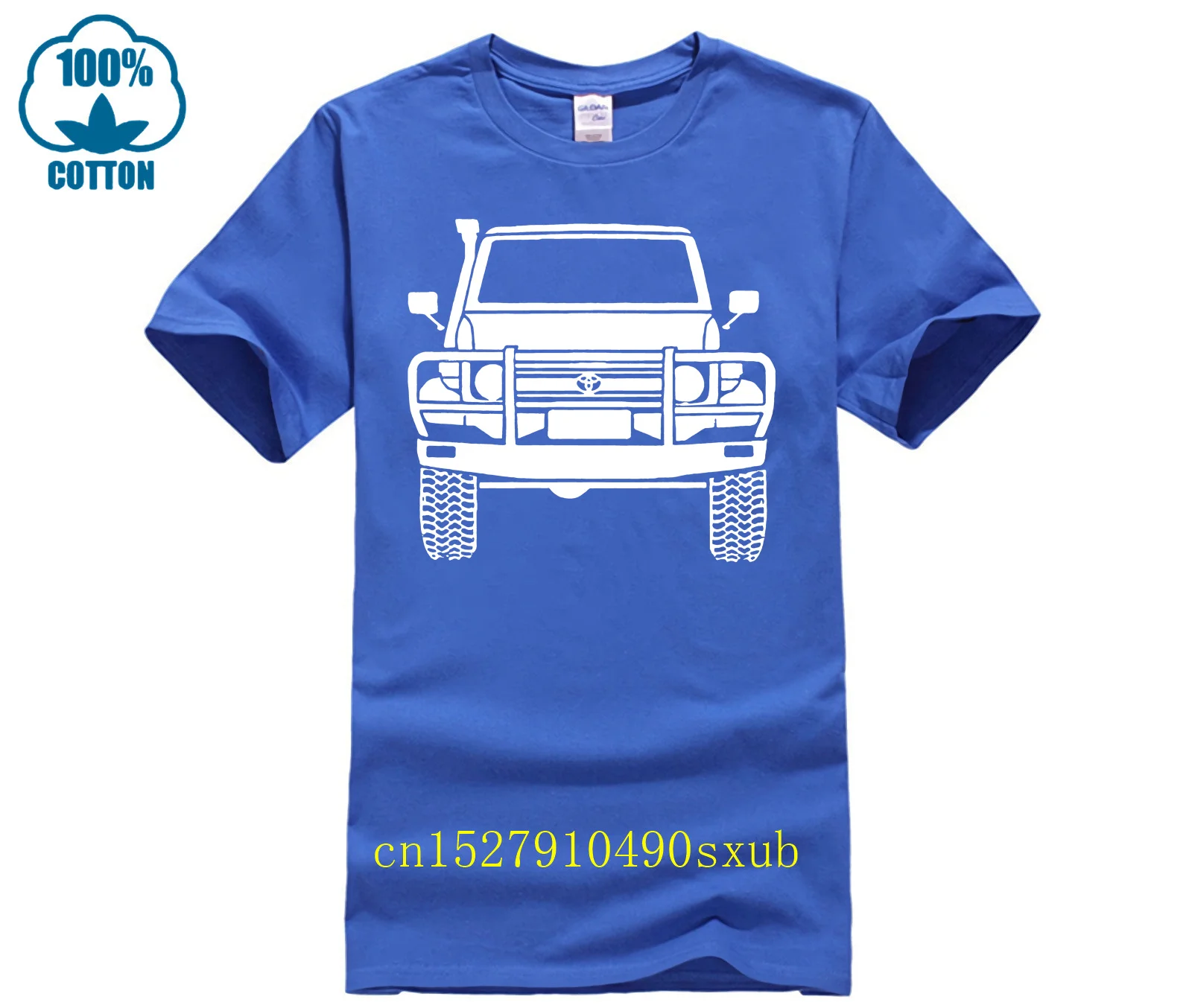 Land Cruiser 70 Series J70 4WD Logo Classic Black T Shirt Newest Summer Popular Tees Shirt Tops Novel Unisex