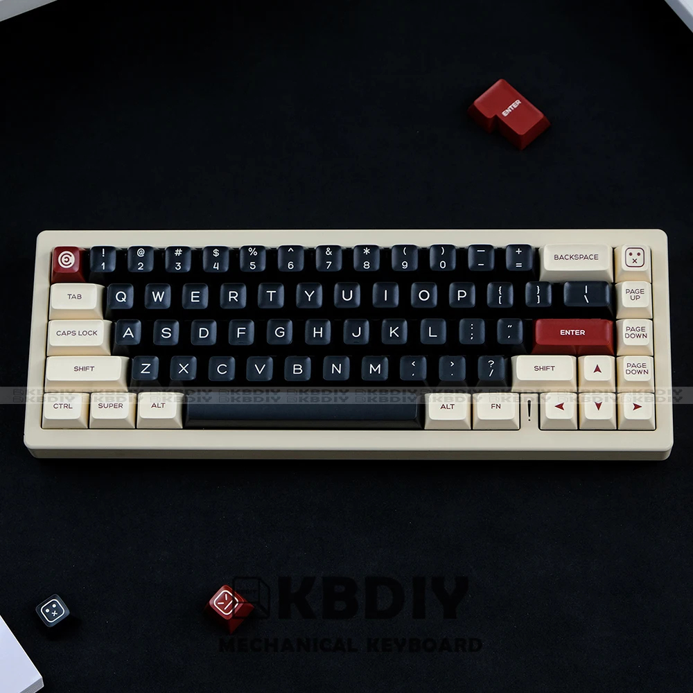 KBDiy-teclas Rome SA Profile PBT personalizadas para juego de teclado mecánico, teclas ISO 160, doble disparo para GMK67 61/68/71/84/87