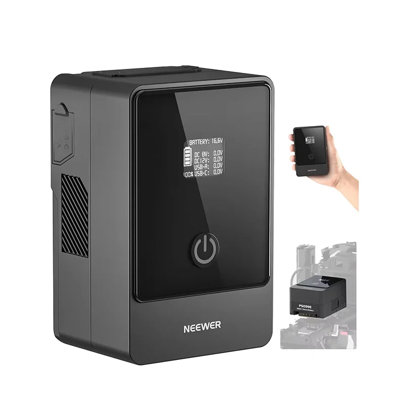 

Аккумулятор для фотостудии с V-образным креплением NEEWER 6800 мАч 99 Втч 14,5 В Mini V Mount для цифровых фотоаппаратов, ноутбуков, телефонов