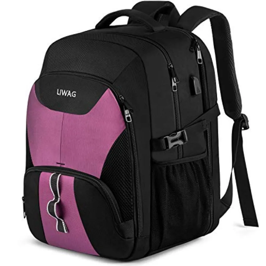 

Business Laptop Backpacks for Women Girls, Men Extra Large Travel Backpack with USB Charging Port, TSA Anti Theft Durable Water