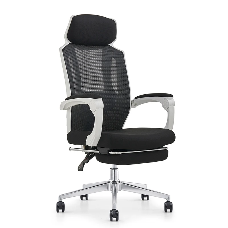 High pillow leather swivel chair  Meeting room  Executive Office Chair  Modern comfortable  Metal Computer  commercial Chair