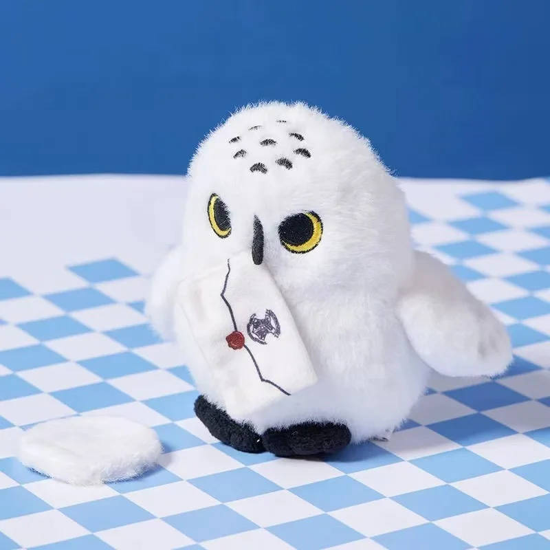 Miniso Harry Potter Hedwig Owl Magnetic Pendant Boys Girls Accessories Shoulder Plush Christmas Gifts