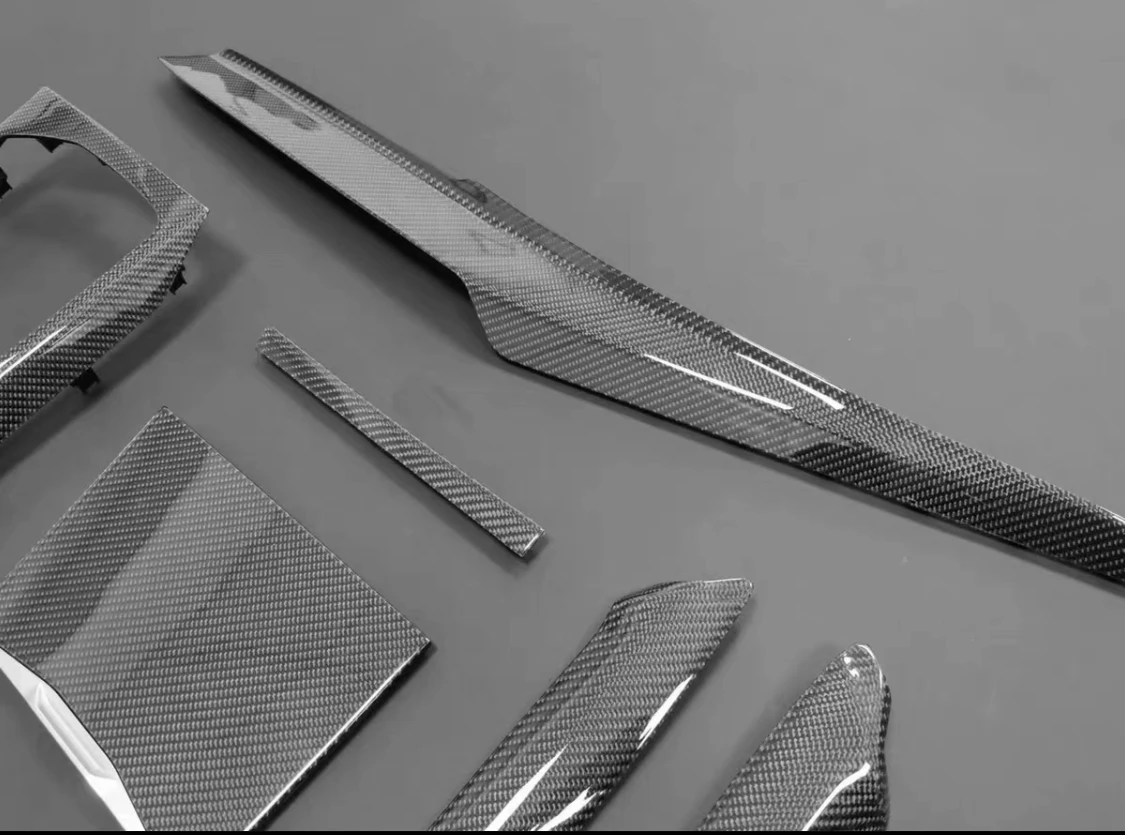 For 2020  New 3 Series G20/G28 True Carbon Fiber Car Interior Accessories Central Control Decoration protection Panel