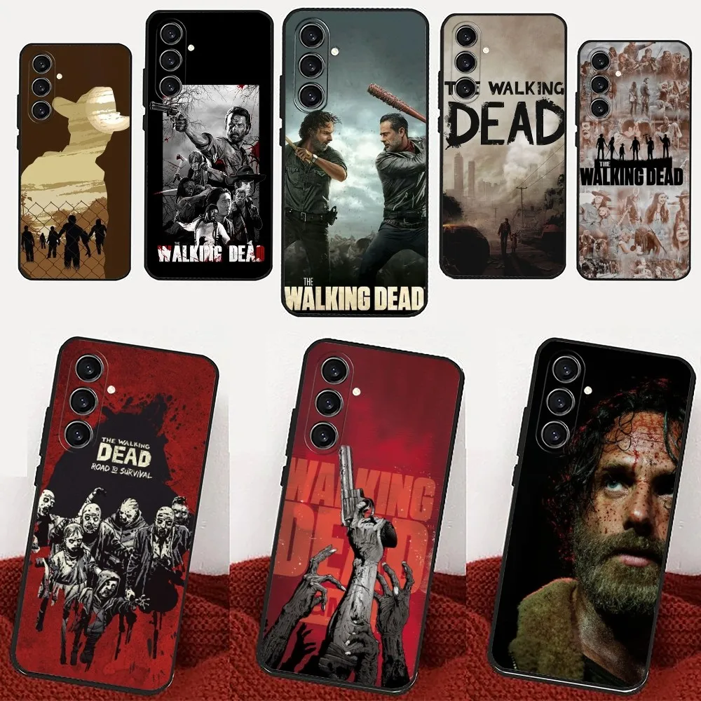 The W-Walking Dead  Phone Case For Samsung Galaxy A13,21s,22,31,32,52,53,71,80,91 Black Soft Cover