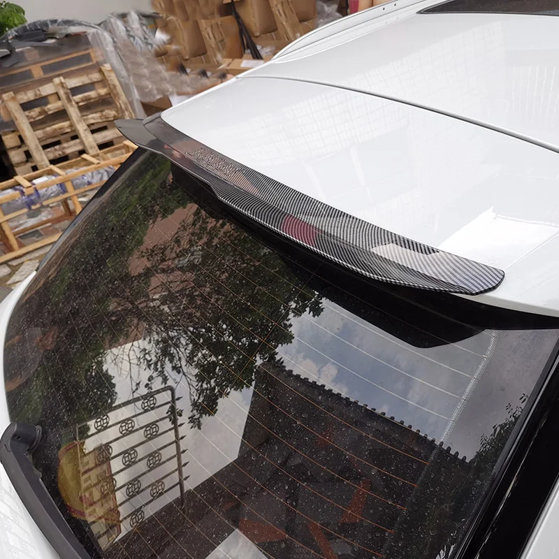 Roof Spoiler For Audi Q3 2015 - 2019 Type DGS Carbon Surface Rear Trunk Wing ABS material Refit Accessories