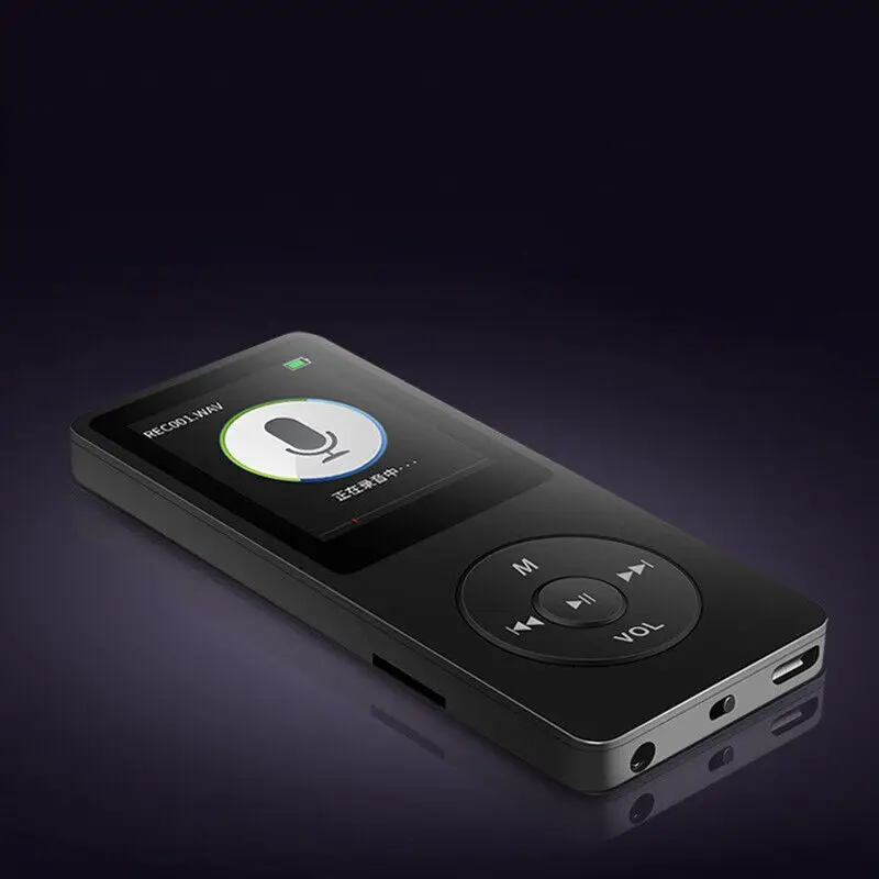 Portable MP4 FM card insertion Bluetooth player MP3 USB Charger Player FM Radio Recorder Lossless Sports Hifi Music Player
