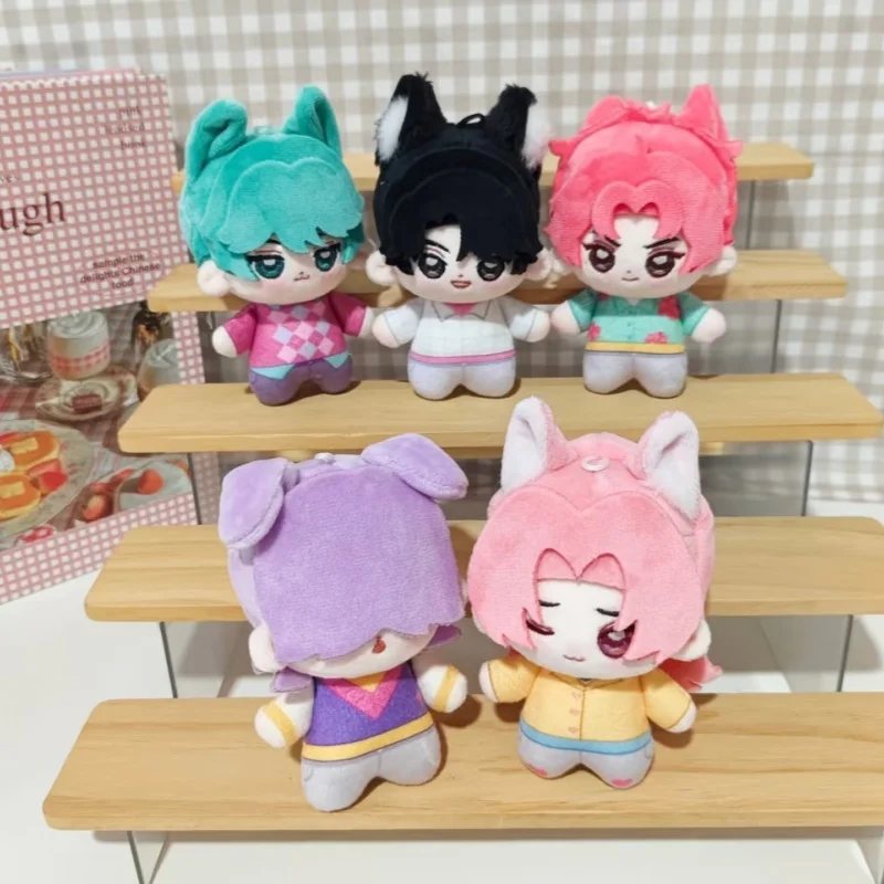 

10cm Anime Kpop Demon Hunters Plush Toy Demon Saja Boys Cosplay Doll Jinu Abby Mystery Romance Stuffed Doll Girls Surprise Gifts