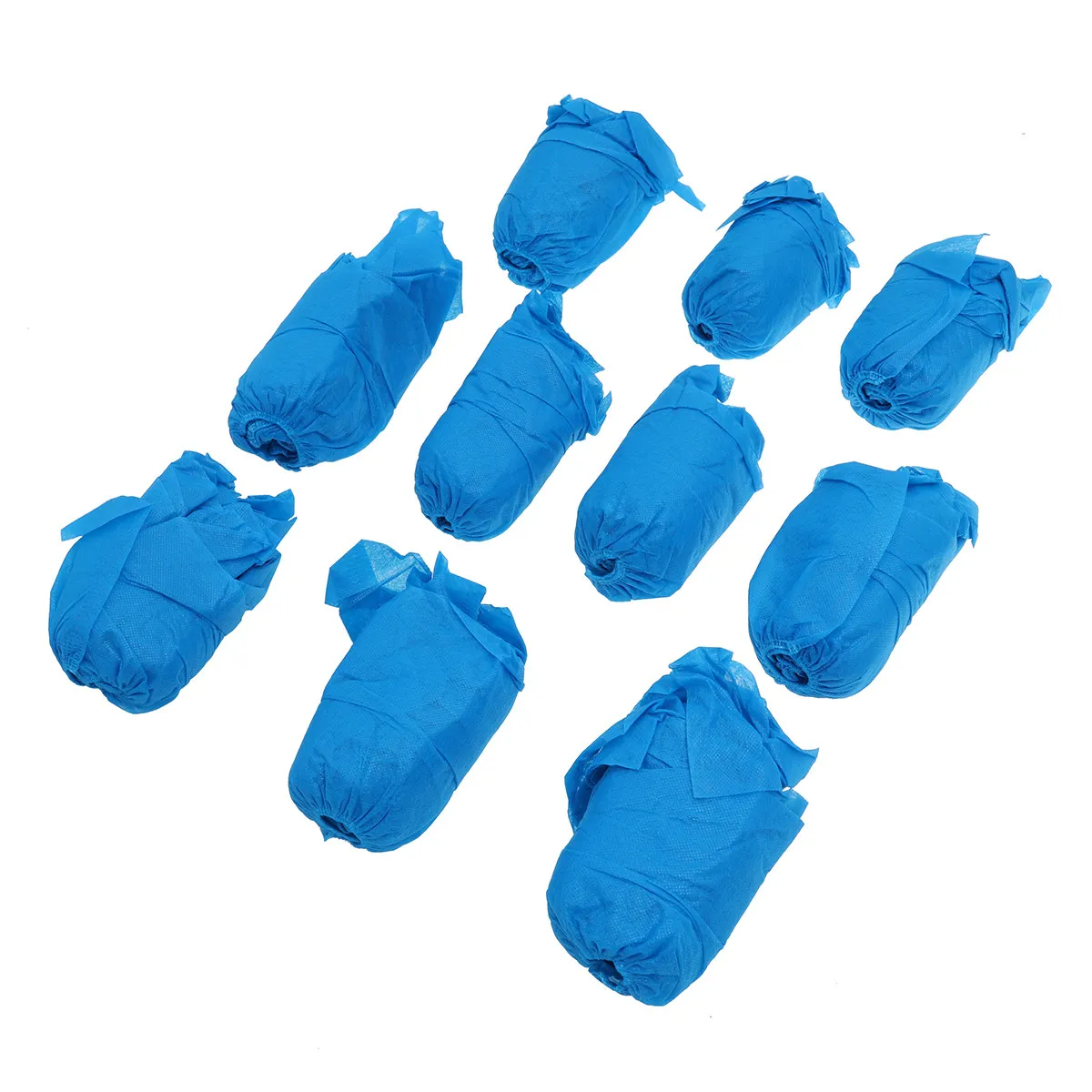 100Pcs Disposable Shoe Covers Non-Woven Dustproof Elastic Band Anti-Slip Protective Cover Lightweight Shoes Cover for Shoes