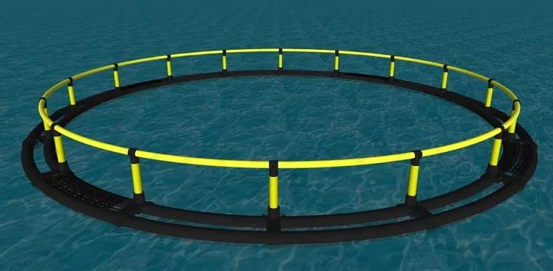 HDPE Net Cages for High Production Capacity Fish Farms in the Sea Lake and River