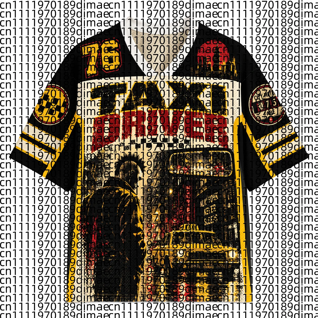 Retro Street Fashion Woven Casual Jersey Shirt Men Women Universal Quick Drying Breathable T-shirt Cowardly Children's T-shirt