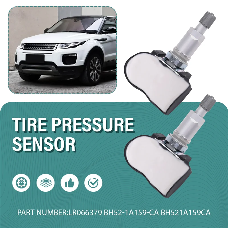 

Well-For Land Rover LR2 LR4 Range Rover Evoque Sport 2008-2016 Car Tire Pressure Sensor 4Pcs 315Mhz BH52-1A159-CA LR066379