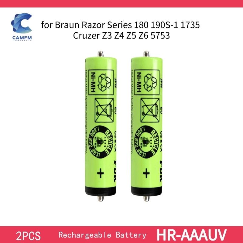 HR-AAAUV Razor battery for Braun Razor Series 180 190S-1 1735 Cruzer Z3 Z4 Z5 Z6 5753 NIMH battery FDK 1.2V AAA