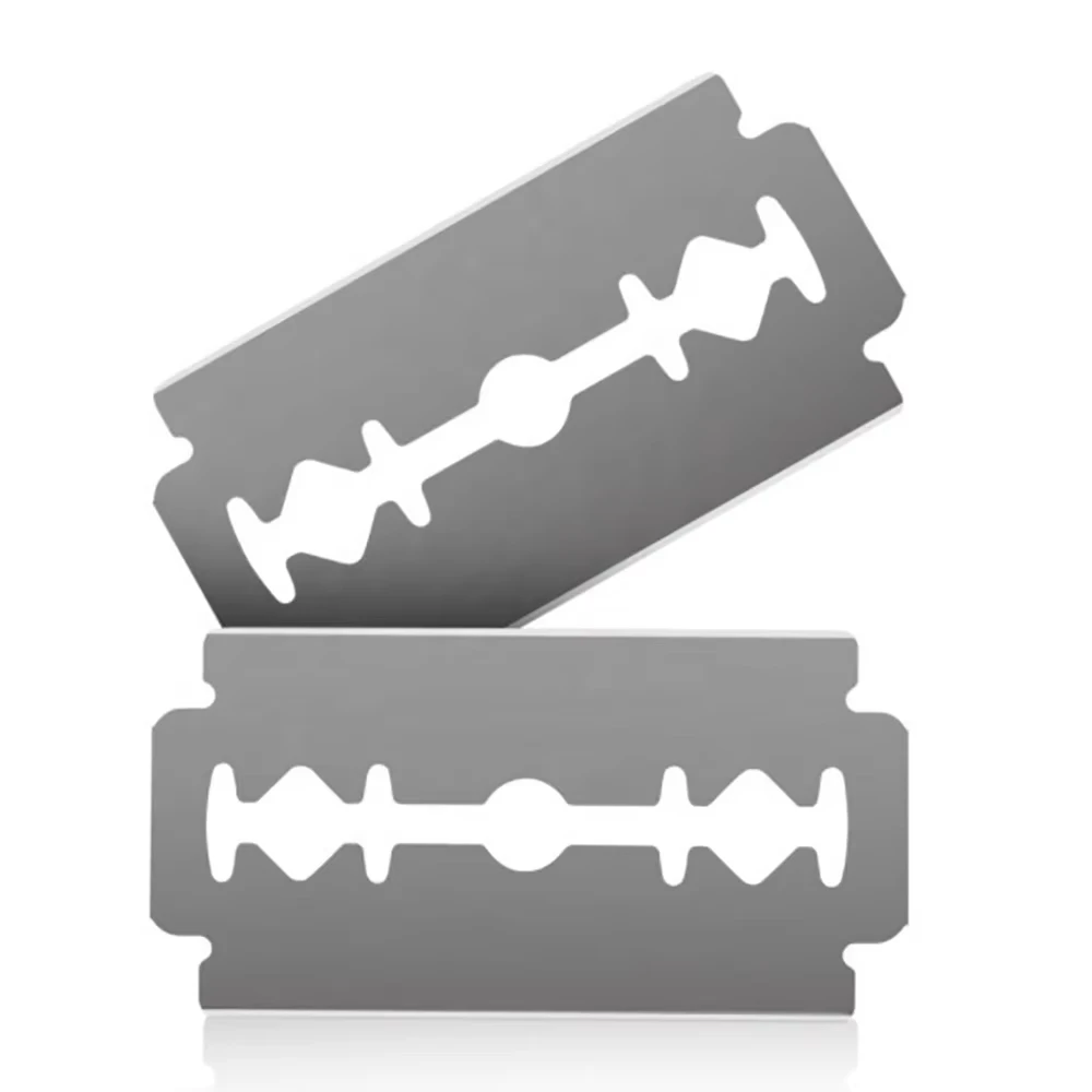 100 Pcs Classic Double Edge Razor Blades Men Stainless Steel Safety Shaver Replacement Sharpening Barber Shaving