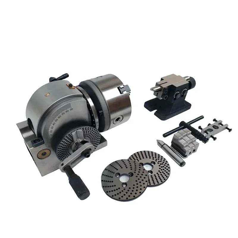 Semi-universal dividing head BS-0 BS-1BS-2-J-8 With 3-jaw chuck Milling machine divding head