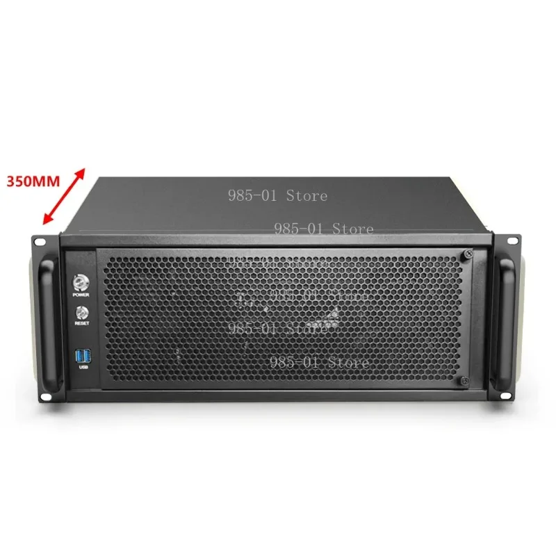 Industrial 4U GPU Server Chassis, 6/8 Graphics Card IDC Rackmount Computer, High Airflow Cooling Fan System