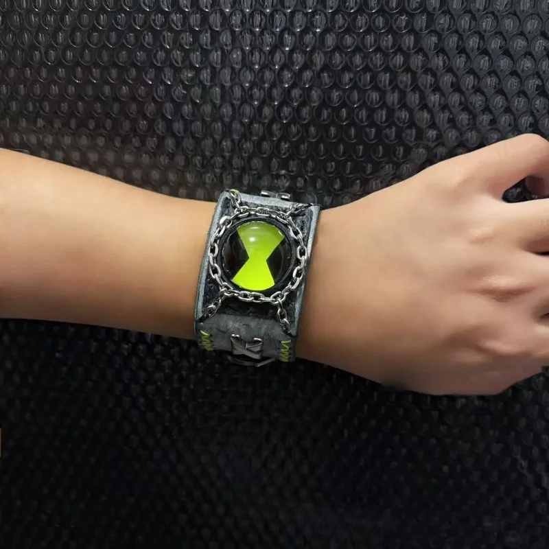 Omnitrix Ben10 للجنسين قابل للتعديل سوار معصم من السيليكون اليدوية الشرير العصرية أنيمي بطل بن تينيسون تأثيري الألعاب التبعي